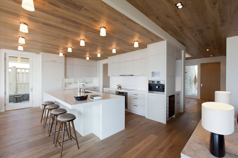 Kitchen Design Idea - White, Modern and Minimalist Cabinets