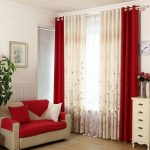 Pastoral living room bedroom warm and simple modern custom red