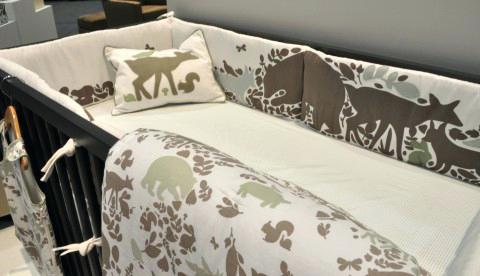 modern woodland crib bedding its .