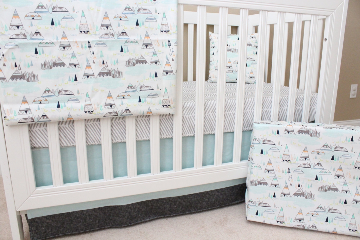 Woodland Crib Bedding Ba Bedding Modern Nursery