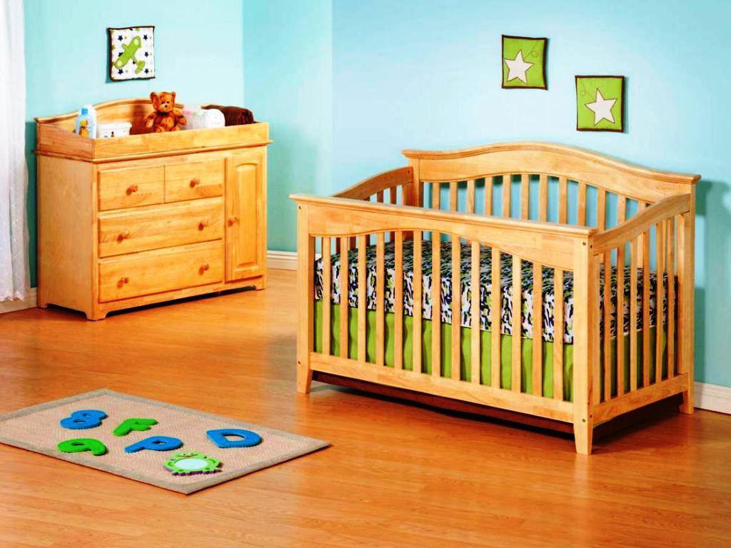 Image of: Modern Woodland Crib Bedding