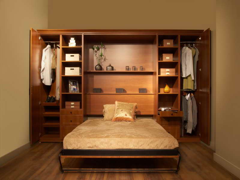 Twin Murphy Bed with Storage