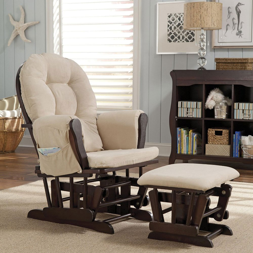 Rocking Chair with Ottoman Nursery