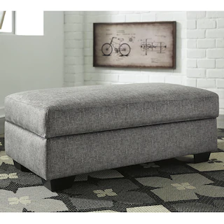 Signature Design by Ashley Belcastel Storage Ottoman in Ash