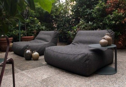 Outdoor bean bag chairs.