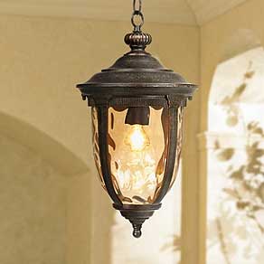 Ideas on outdoor patio hanging light
  fixtures and their patterns