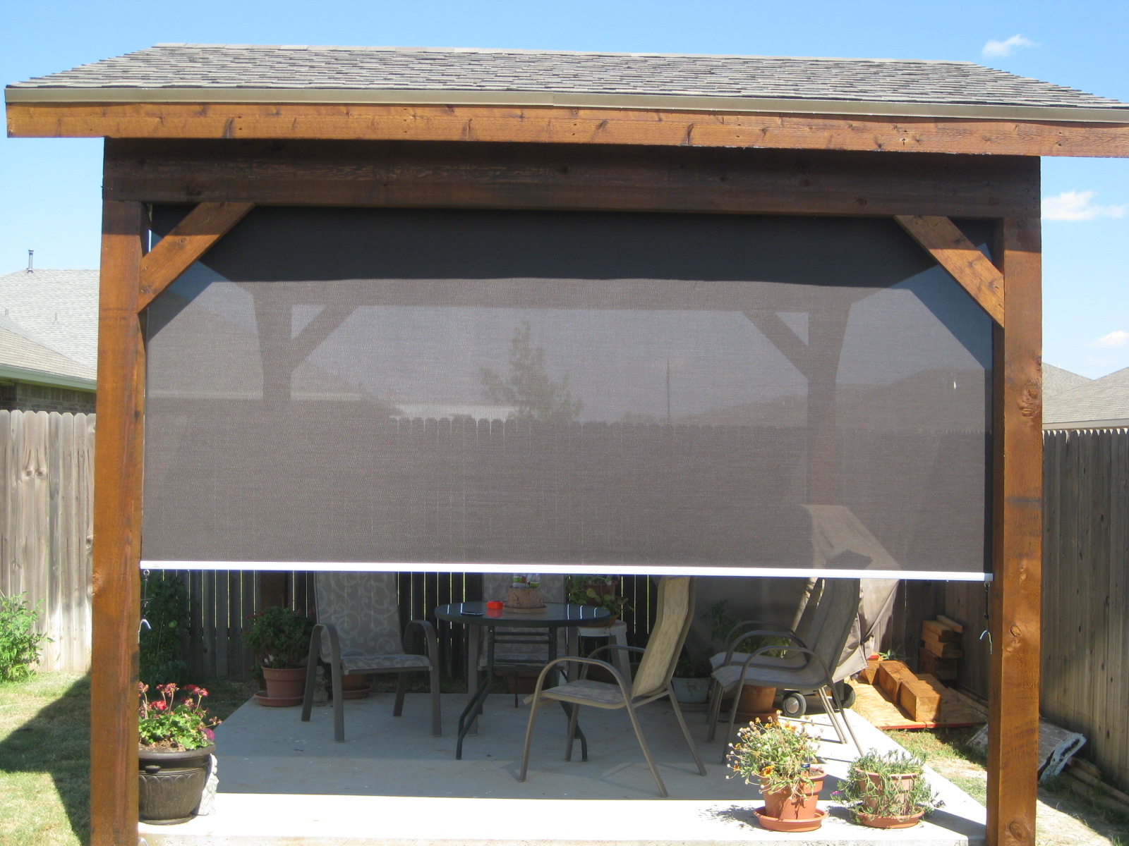 Tucson Patio Roller Shades