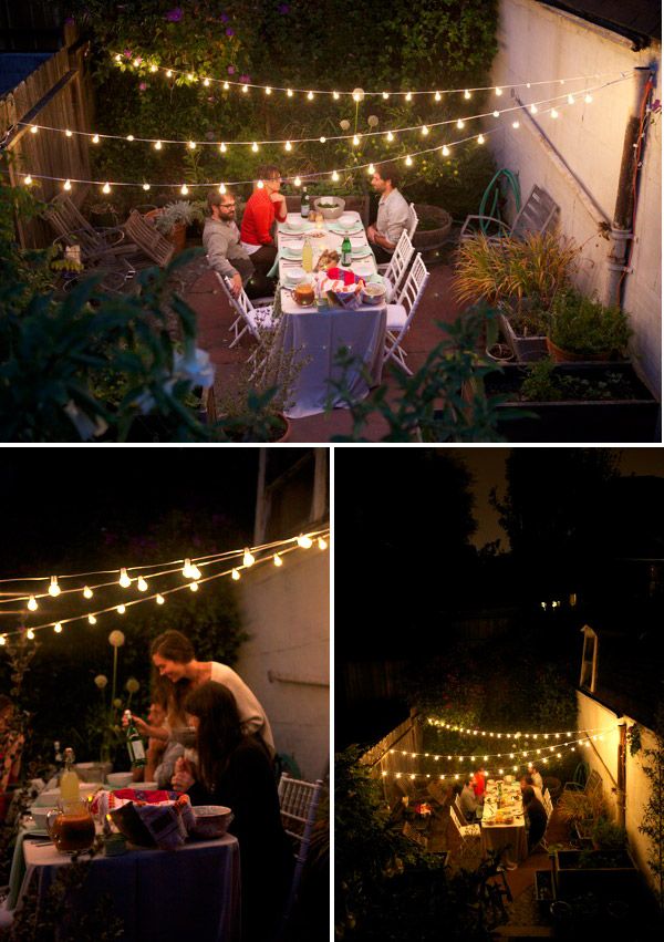 Love the lights. I need to do this in the backyard.