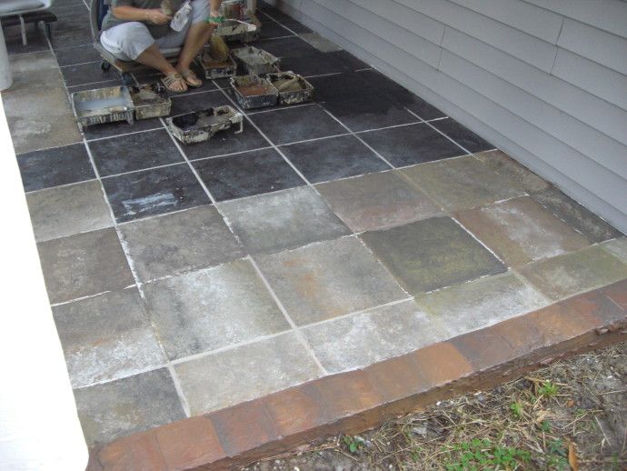 Outdoor Patio Tile Over Concrete