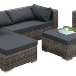 Modern Design Outdoor Wicker Patio Rattan Sofa Set-in Garden Sofas
