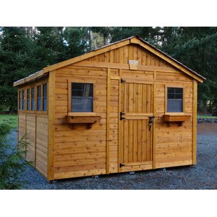D Solid Wood Storage Shed. By Outdoor Living Today