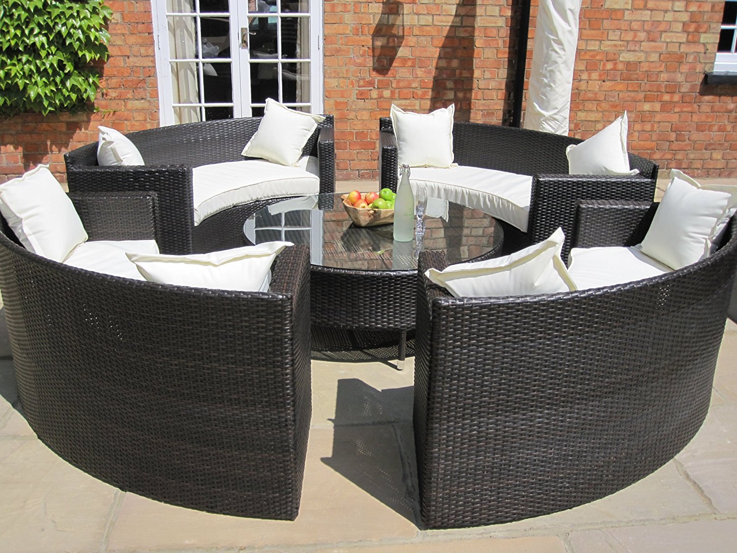 Rattan Circular Patio Furniture