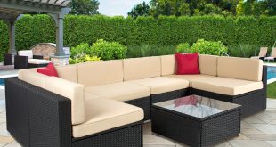 Costway 4 Pc Rattan Patio Furniture Set Garden Lawn Sofa Cushioned Seat Mix  Gray Wicker - Traveller Location