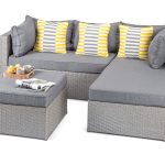 Fashionable grey rattan garden furniture furniture range - calabria grey outdoor  rattan furniture contemporary sofa set
