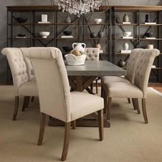 18 parson dining room chairs tribecca home benchwright button tufts  upholstered rolled back parsons chairs set