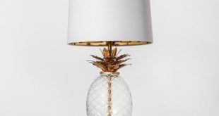 Glass Pineapple Table Lamp Brass - Opalhouse™