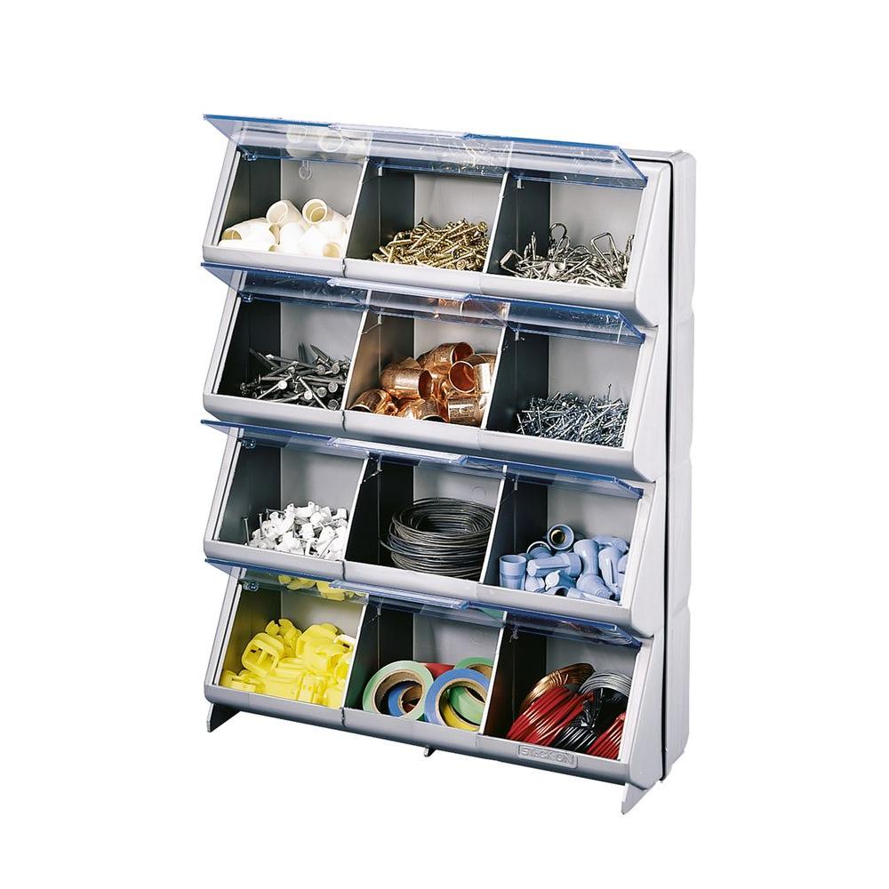 Clear-View 12-Bin Organizer