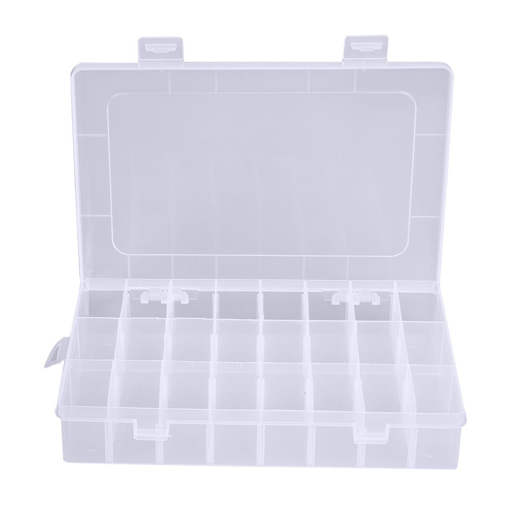 2019 Clear Storage Box 24 Compartments Plastic Jewelry Pills Storage Boxes  Bins Organizer Container Home Organization From Rudelf, $35.75 | Traveller Location