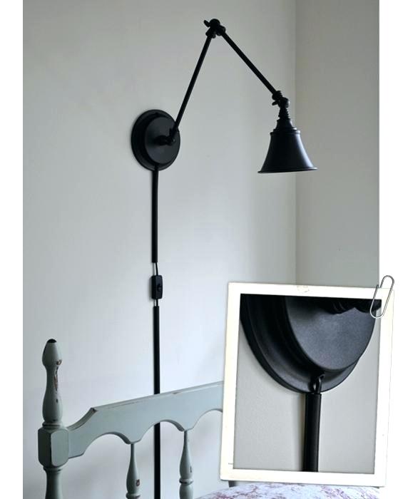 plug in wall sconce with cord cover plug in wall sconce with cord cover the  painted