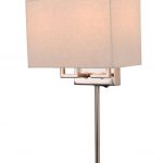 Transitional 2 Light Wall Sconce -in Brushed Nickel, Plug-in with Cord  Covers