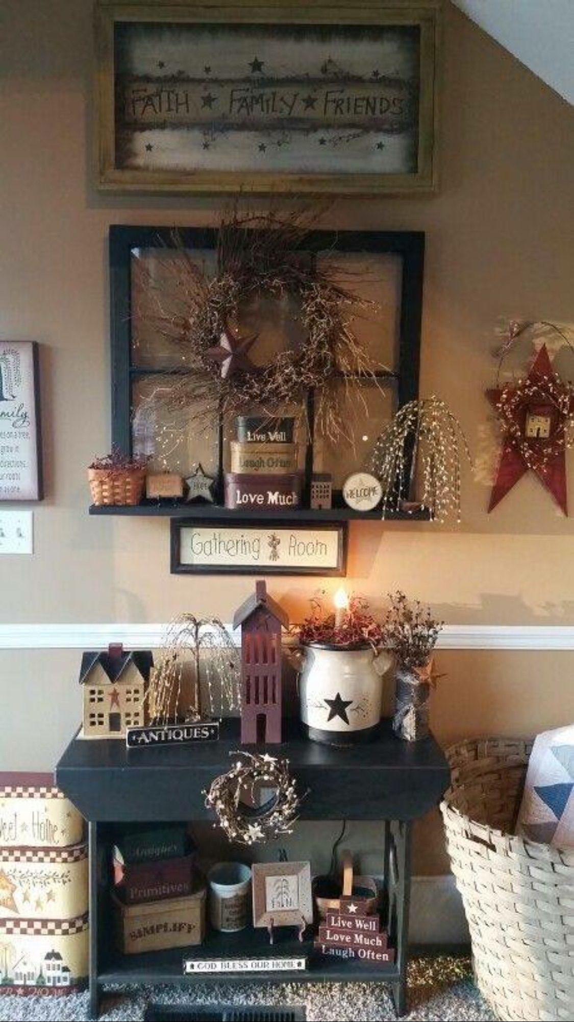 primitive country home decor :
  unchanged  tradition