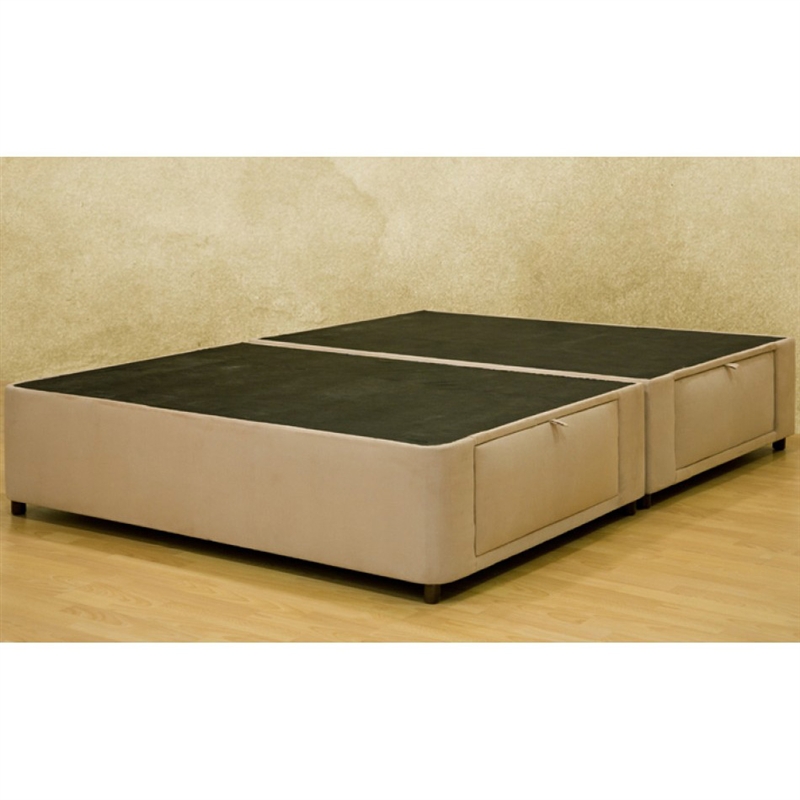 Home design – queen platform bed
  with  storage drawers