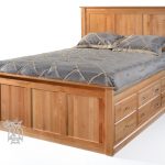 Solid Alder Wood Shaker 9 Drawer Storage Bed - Choose Color & Choose Twin,