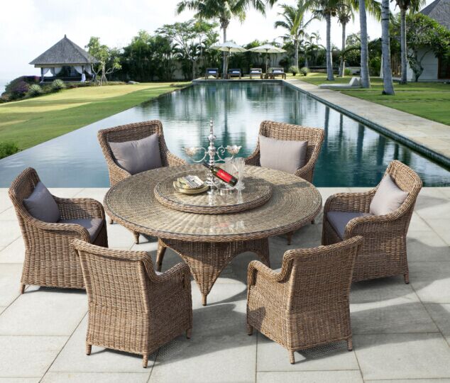 Garden Dining Furniture Outdoor Patio With Regard To Wicker Chairs  Decorations 19