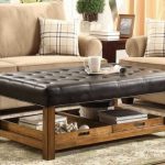 rectangle leather ottoman coffee table - Duskrodentry.com - Home Tables