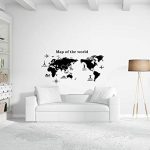 World Map Wall Decal - Educational Decals - World Map Wall Sticker - Vinyl  Wall Art