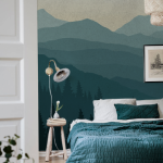 Gloomy Mountains Removable Wall Mural