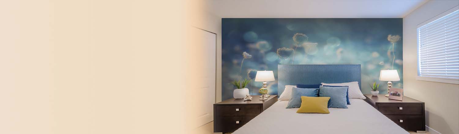 With the chance to customize your image, color, and size what will your  custom floral wall mural look like?