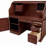 Rolltop Computer Desk in Cherry Finish - IN STOCK! 60