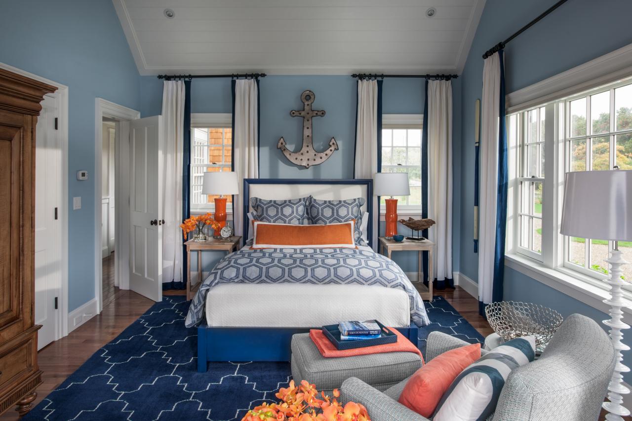Nautical Inspired Guest Bedroom