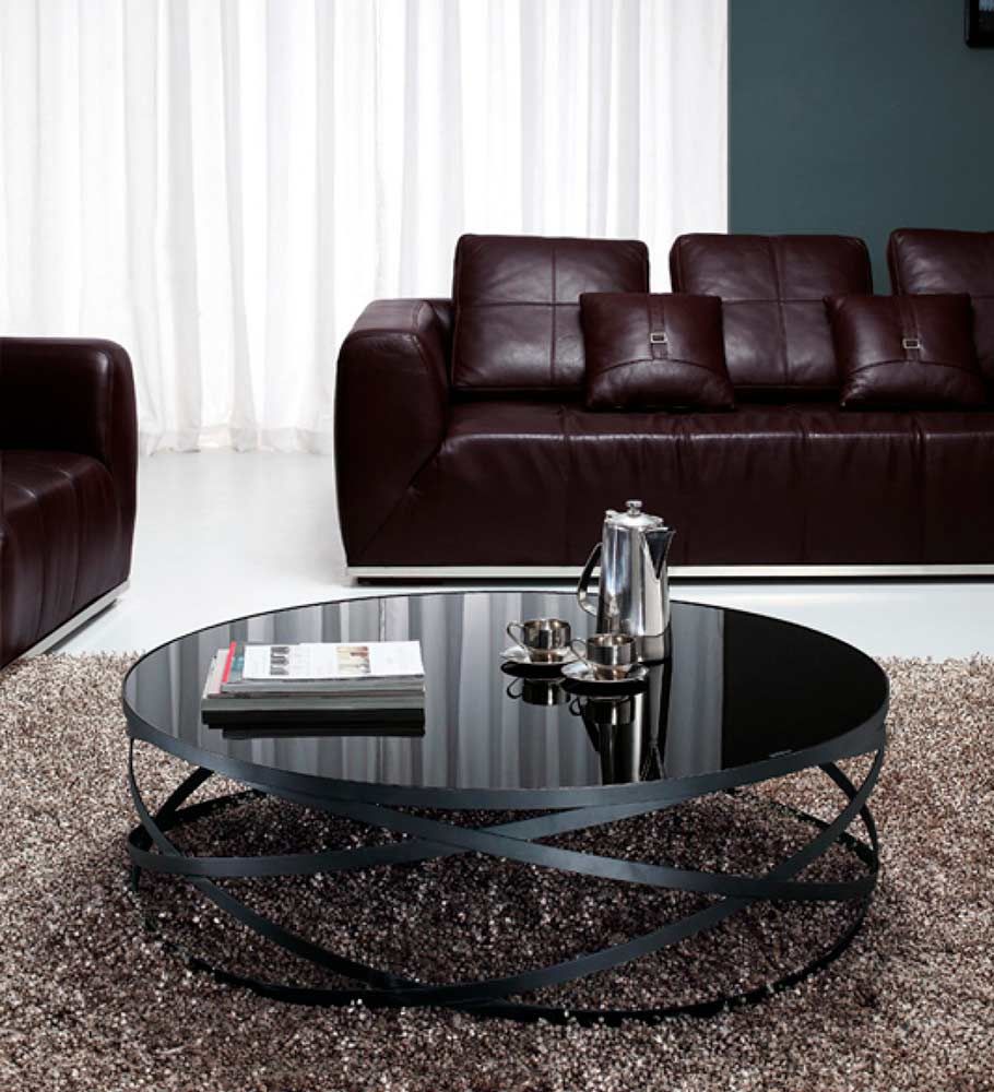 Black Glass coffee table VG 139