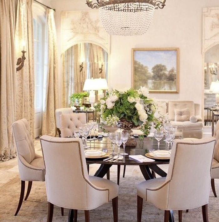Flourish your home appearance with modern
  round dining room tables for 6-8