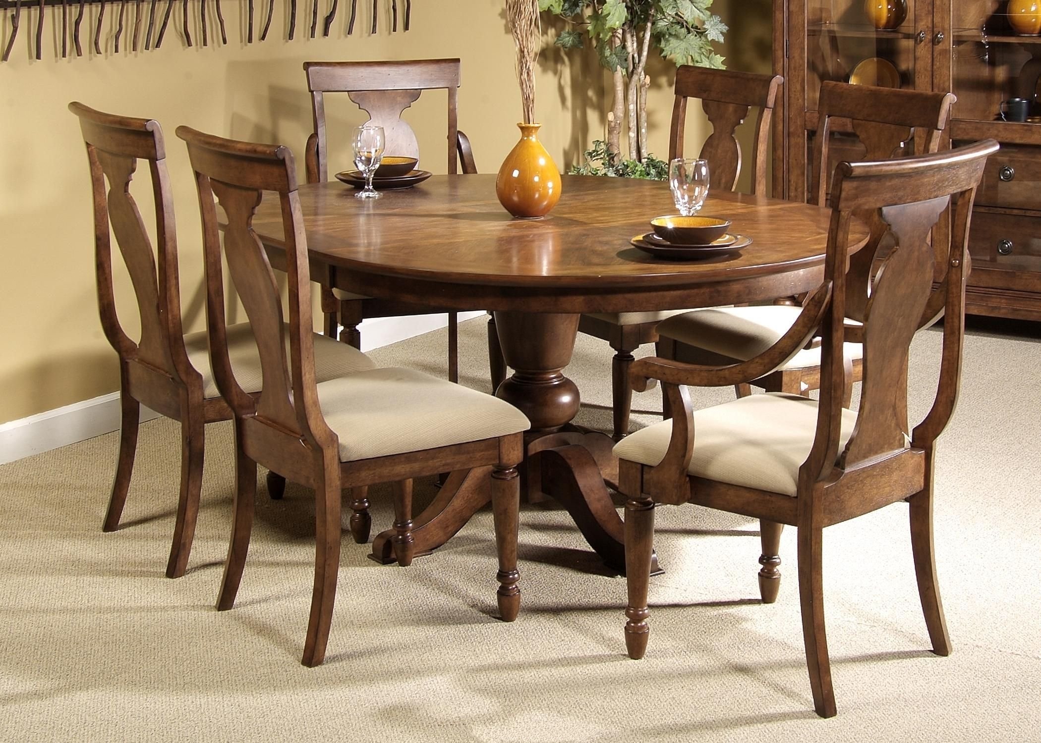 Luxury Round Dining Table for 6-8 - Light of Dining