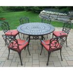 Patio, Patio, Round Patio Set Outdoor Dining Sets Walmart Red 6 Chair Patio  Set