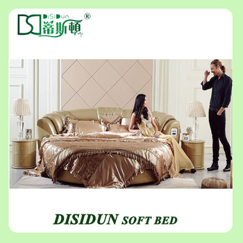 King size bed round shaped with speaker on sale