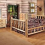 Amazon.com: Rustic 5 Pc Pine Log Bedroom Suite Lodge Bed (Queen