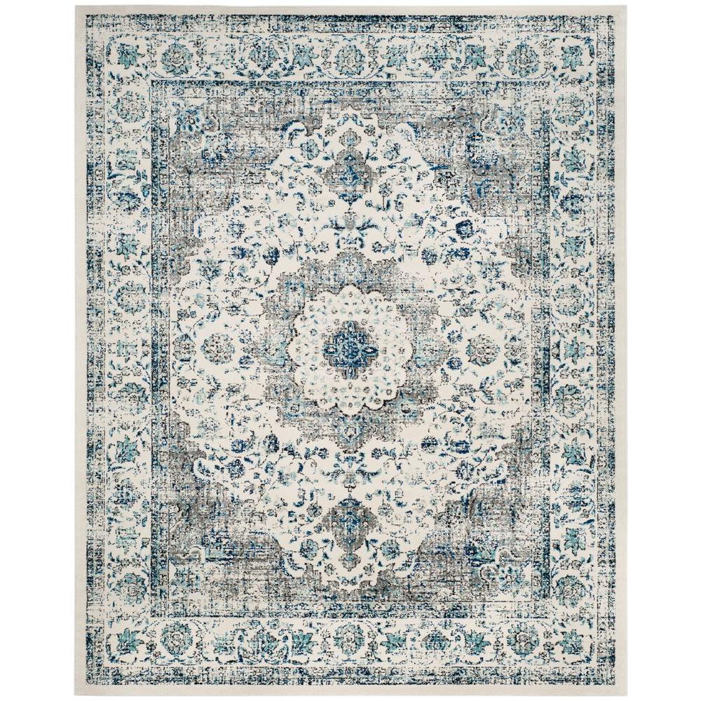 Safavieh. Evoke Gray/Ivory 8 ft. x 10 ft. Area Rug