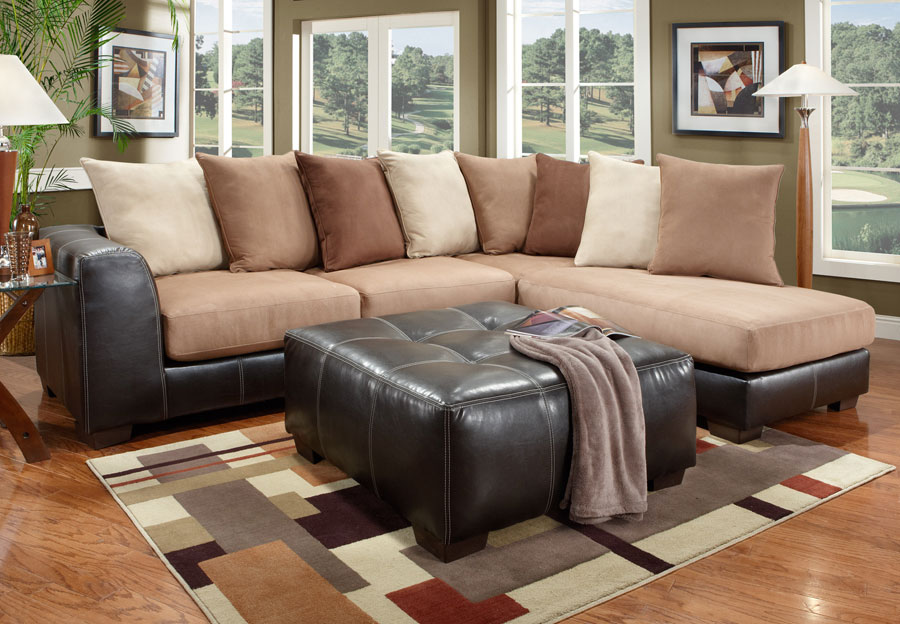 Affordable Furniture Sea Rider Brown Sectional