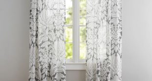 Damask Printed Sheer Curtain. Saved. View Larger. Roll Over Image to Zoom