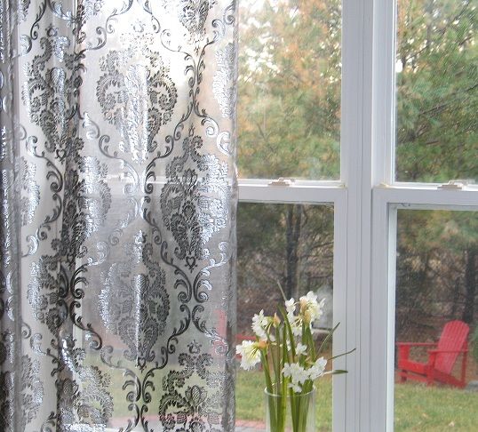Sheer Curtains , Damask & Toile Curtains , Living Room Curtains