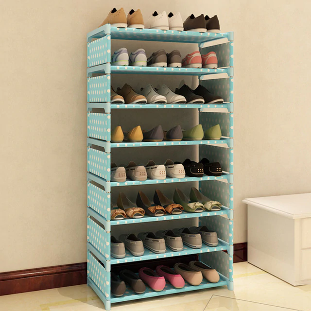 7 Layers Non-woven Fabric Shoe Rack Shelf Storage Closet Organizer Cabinet Shoes  Storage DIY Home Organizer#236471