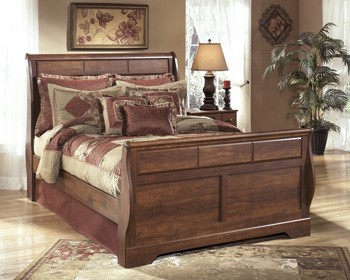 Timberline Queen Sleigh Bed with Storage