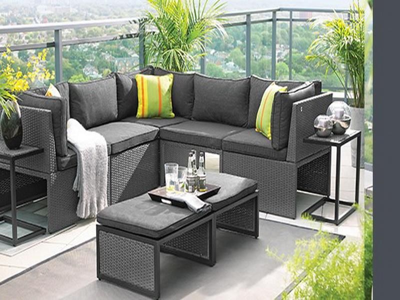 Balcony Height Patio Furniture Set - Modern Patio