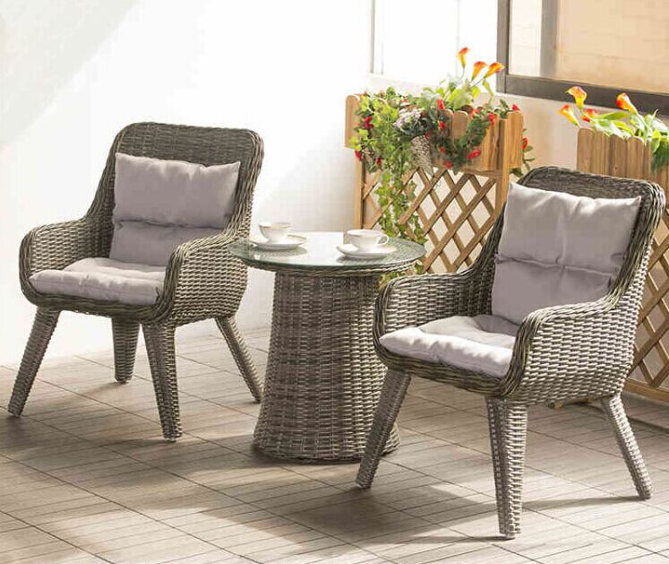 Patio, Small Patio Furniture Sets Patio Table And Chairs Chair Round  Table Webbing Wooden Partition
