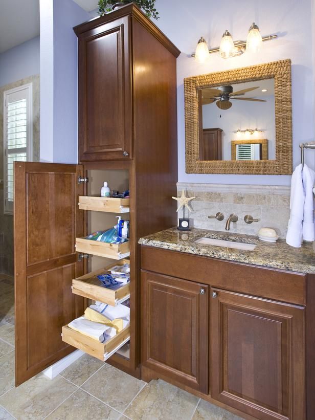 18 Savvy Bathroom Vanity Storage Ideas | Home is Here | Bathroom vanity  storage, Bathroom, Bathroom cabinets