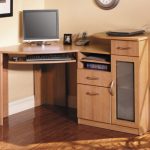 Image of: Wood Desk with Storage. Image of: White Small Corner Desk